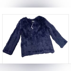 Arielle Genuine Furs Rabbit Fur Top Women's Size Small